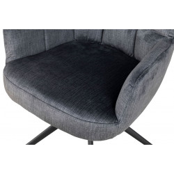 Benno Swivel Dining Chair Grey